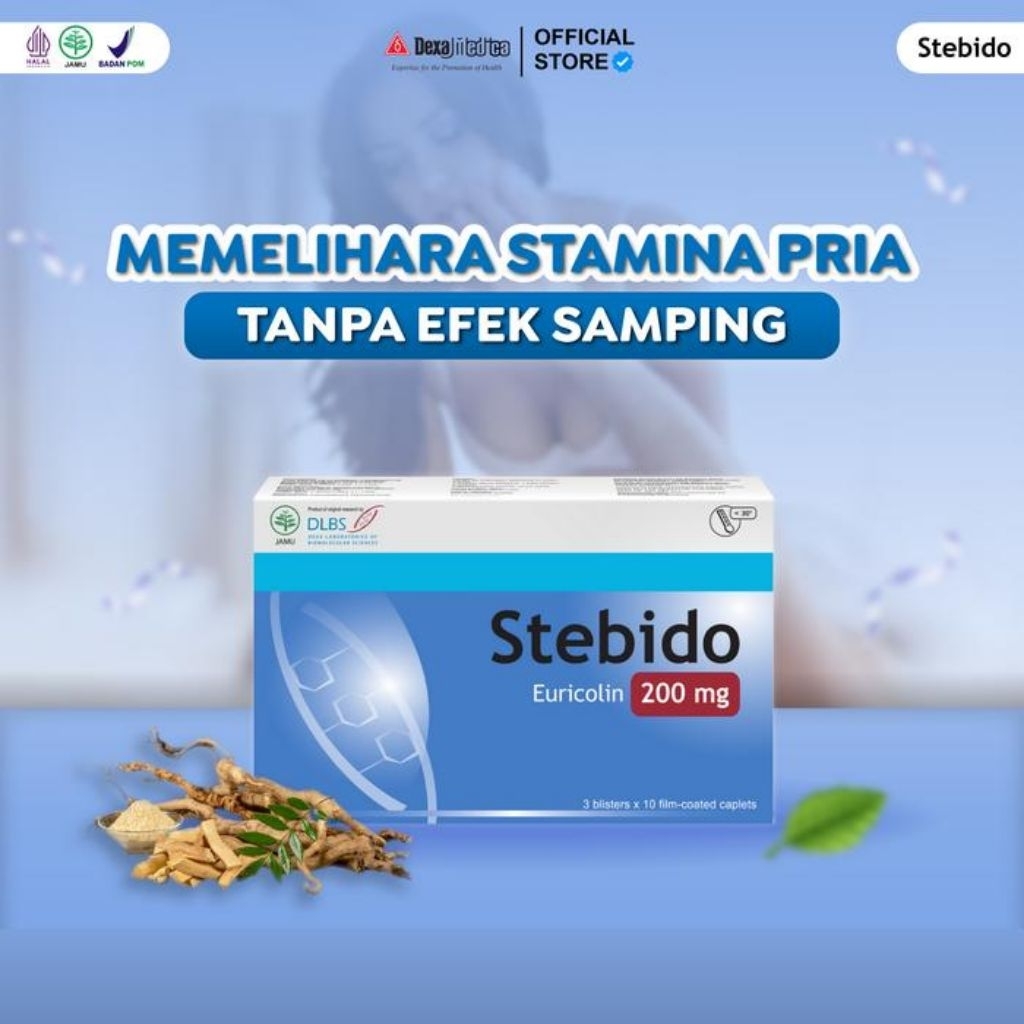 Stebido Suplemen Pria - Stebido 30 Kaplet 200 mg
