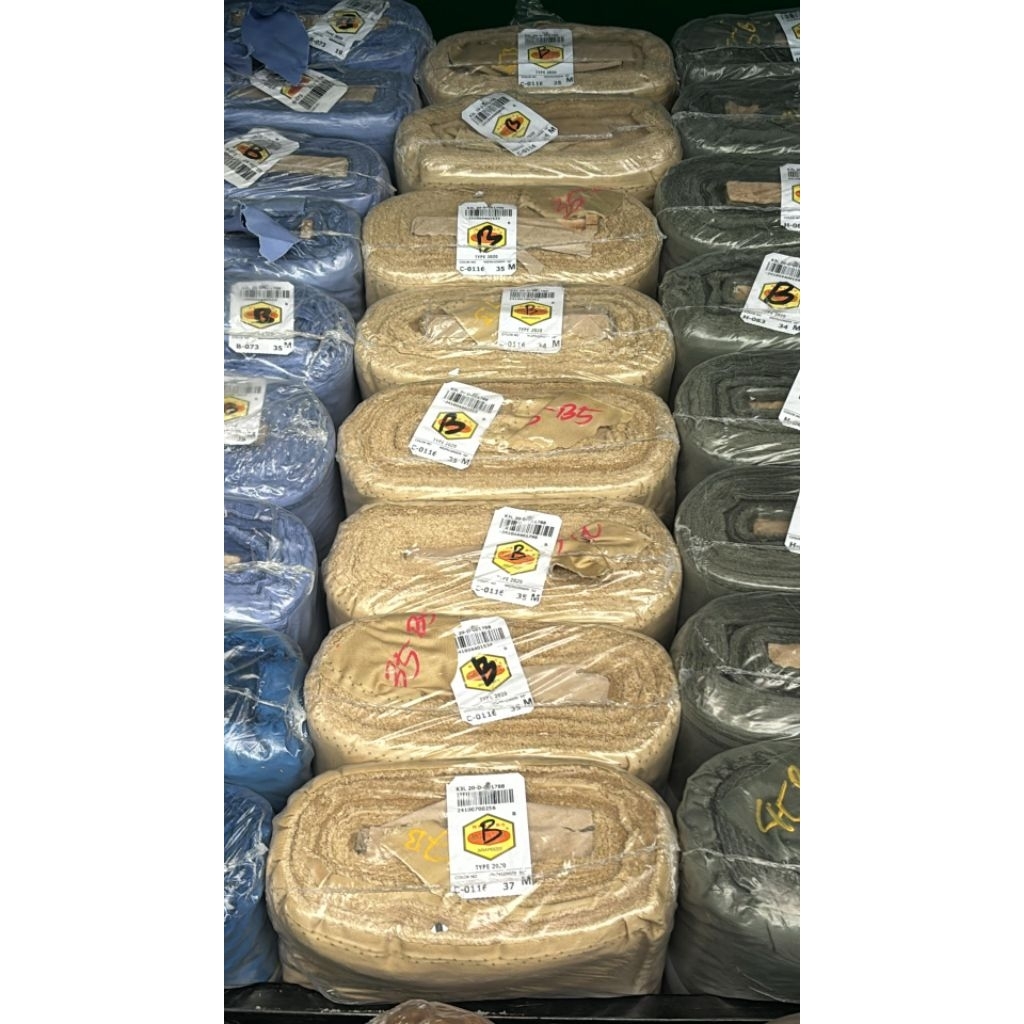 (PROMO) SEMUA WARNA KAIN NAGATA DRILL B  GRADE 1 ROLL 35 MTR JAPAN DRILL WARNA LENGKAP SERAGAMAN SEK