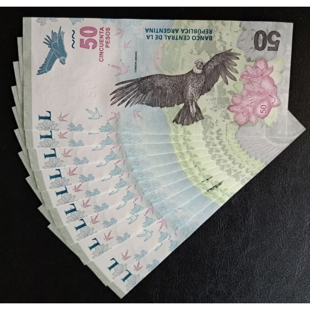 Uang asing Argentina 50 Pesos