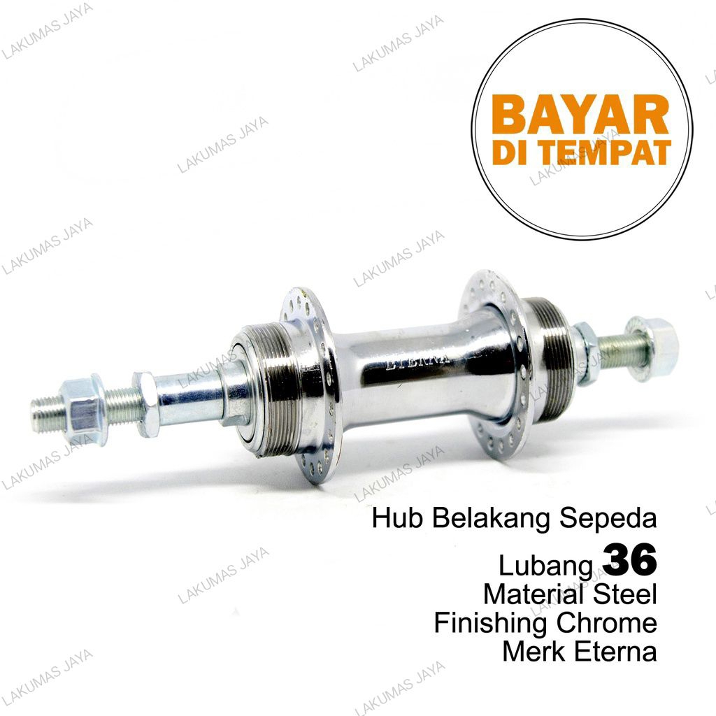 Hub Bos Tromol Sepeda FreeHub Bosh 36 Lubang Ruji Depan Belakang Fixie Federal Murah Grosir