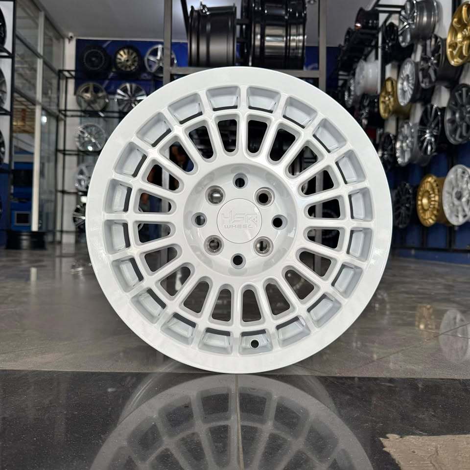 Velg Mobil R15 Model Rally Look Untuk Mobil Wuling Binguo, Ignis, Jazz Pelek Hsr Futbuls Ring 15