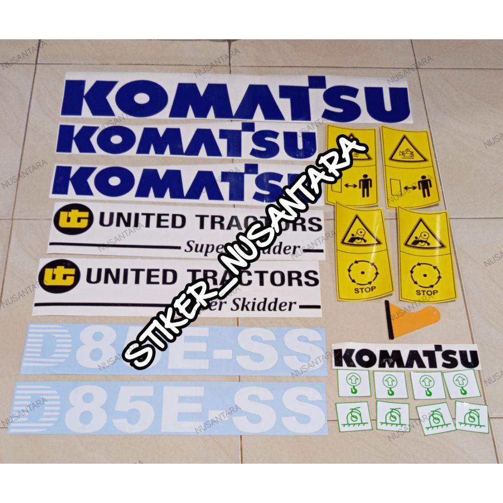 Cutting sticker Alat berat Komatsu D85E-SS