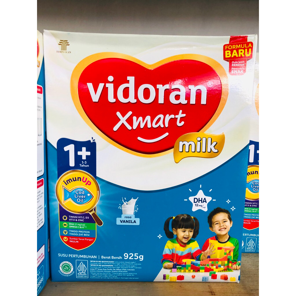 

SUSU VIDORAN XMART MILK 1+ VANILA 925 gram