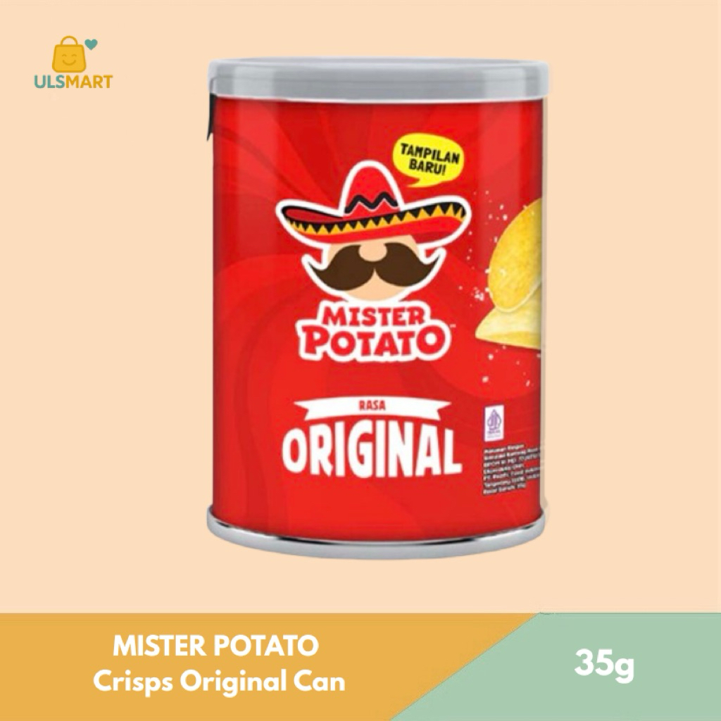 

MISTER POTATO Crisps Original Can 35 g