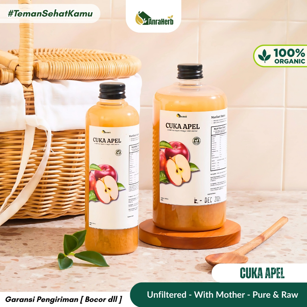 

AnraHerb Cuka Apel With Mother Murni | Fermentasi Alami Premium untuk Detox & Imun Tubuh