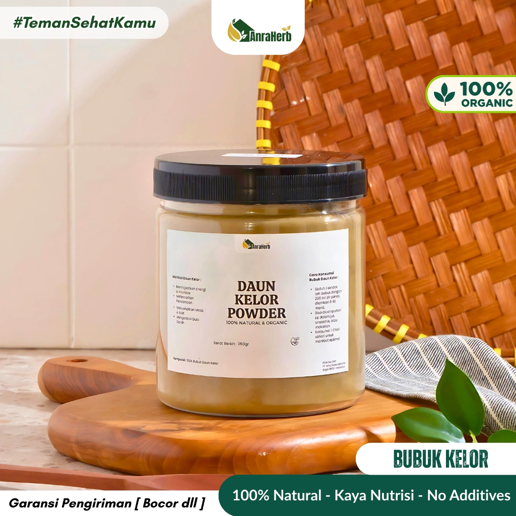 

AnraHerb Bubuk Daun Kelor 250gr Organik | Herbal Kaya Nutrisi Penunjang Kesehatan Harian
