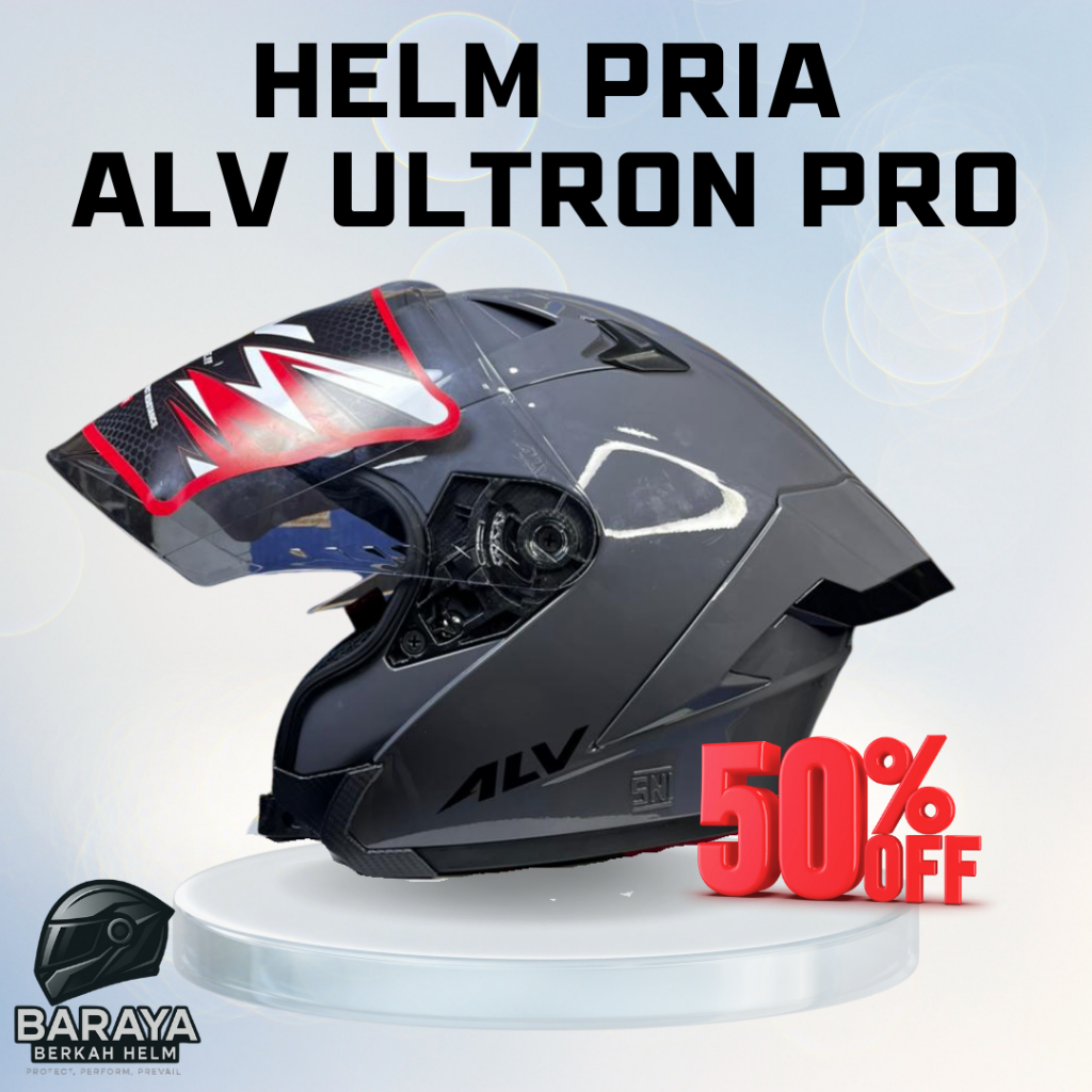 HELM ALV ULTRON PRO 100% ORIGINAL, HELM GANTENG ALV, Helmet Half face terbaik,Terbaru Bestseller