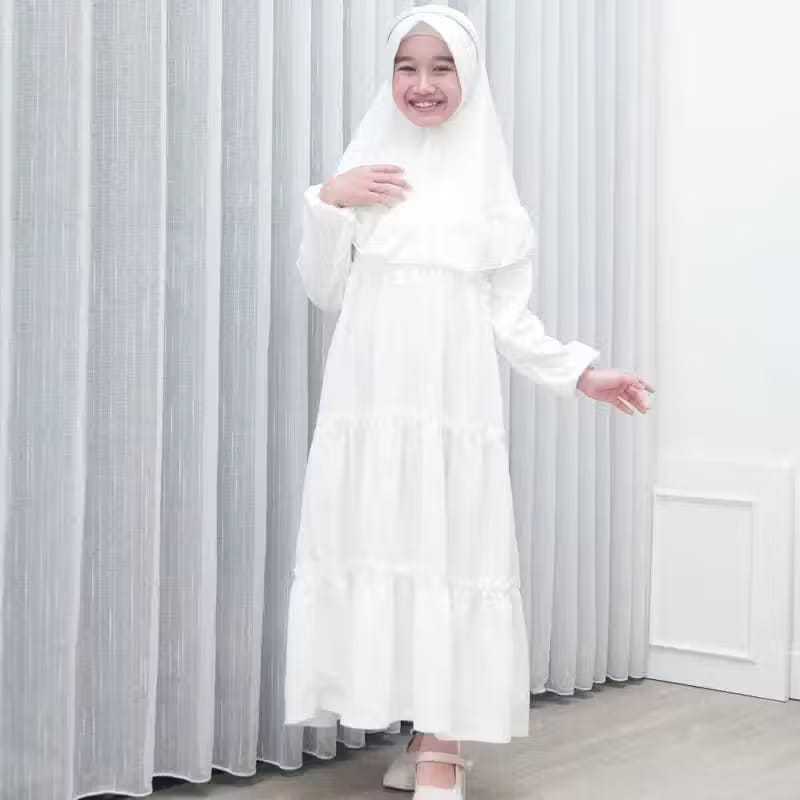 Gamis Anak Perempuan Modern 2025 Ufairah Series Baju Dress Busana Muslim Anak Gamis Remaja Tanggung