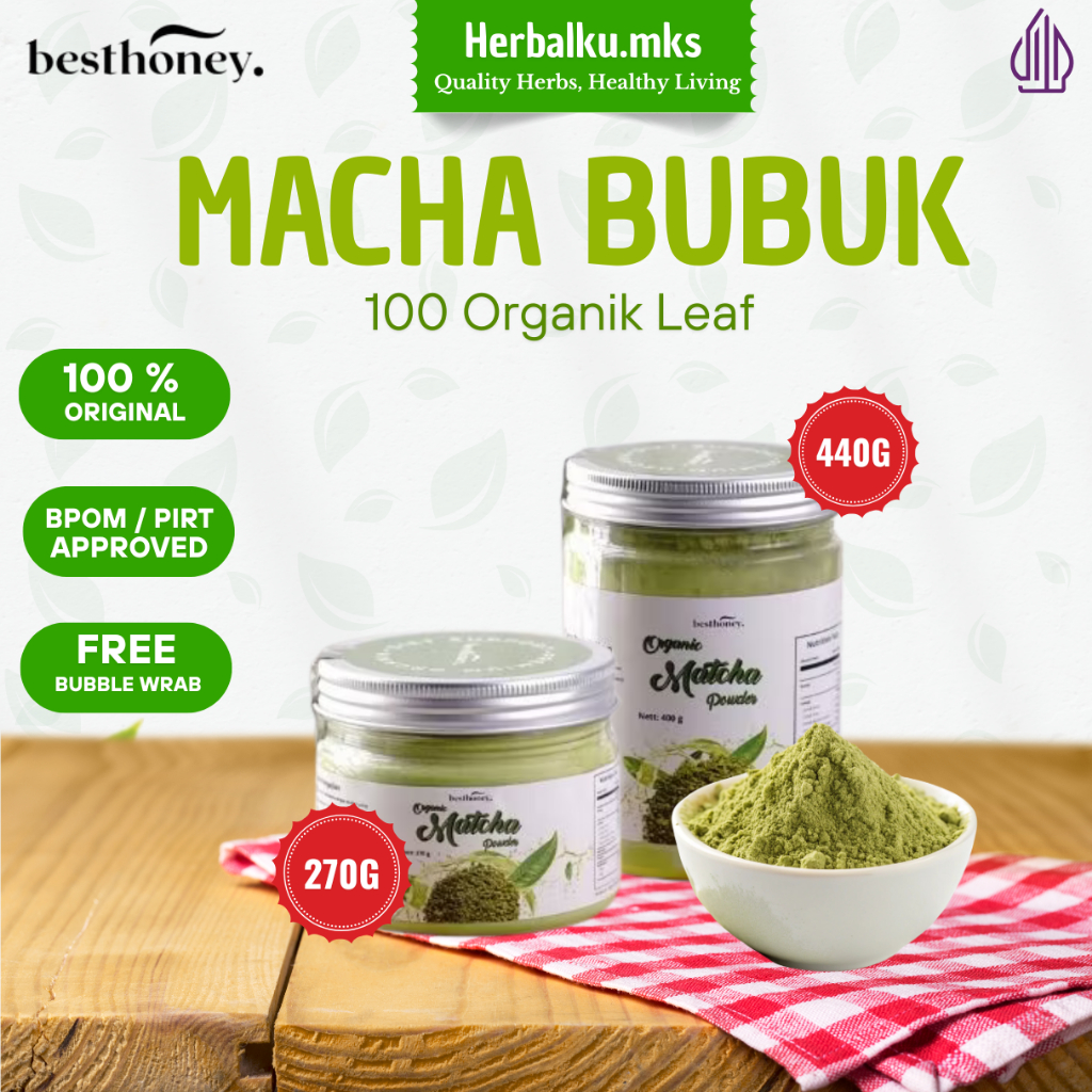 

Best Honey Pure Matcha 100% Powder Premium 270g & 400g