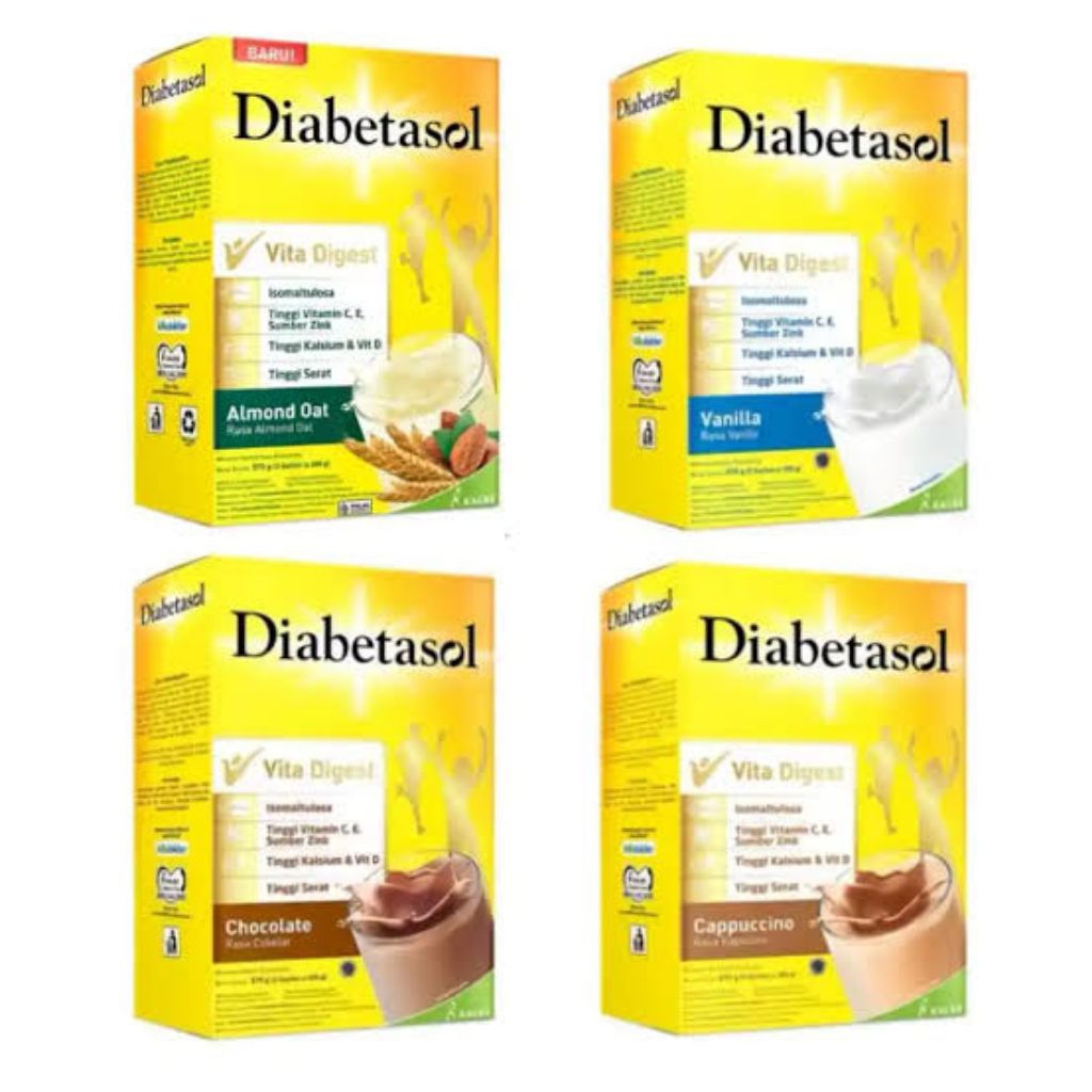 

Diabetasol 570gr vitadigest Susu Untuk Penderita Diabetes Dia Betasol Untuk Kalsium Tulang 570 gram Rendah Gula Low Sugar