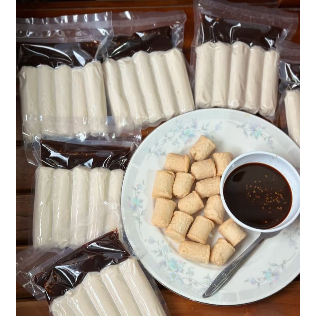 

pempek sutra isi 5 lenjer