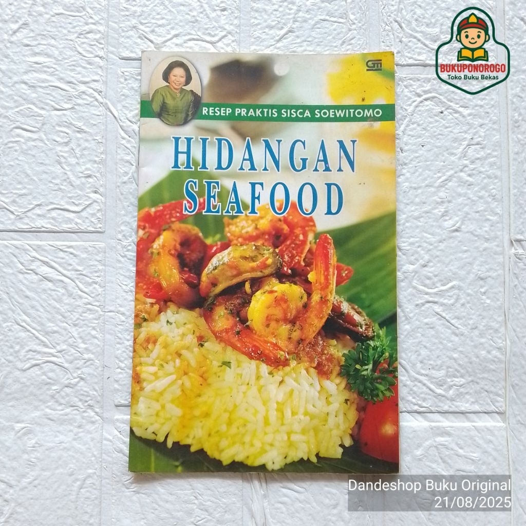 (BEKAS) Hidangan Seafood - Resep Praktis Sisca Soewitomo # Buku Resep Masakan  Preloved