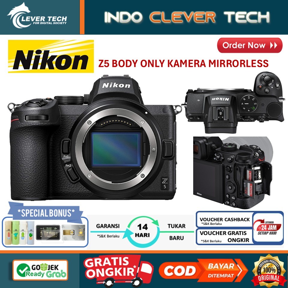 Nikon Z5 Body Only Kamera Mirrorless / Nikon Z5 - Body Only GARANSI RESMI