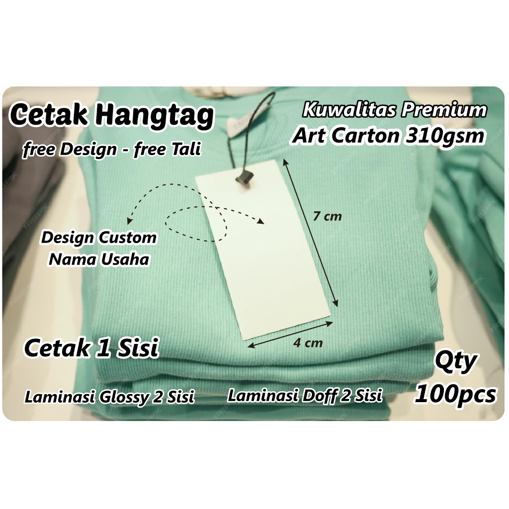 

Cetak Hangtag Custom Nama Usaha |Label Produk Kemasan & Brand