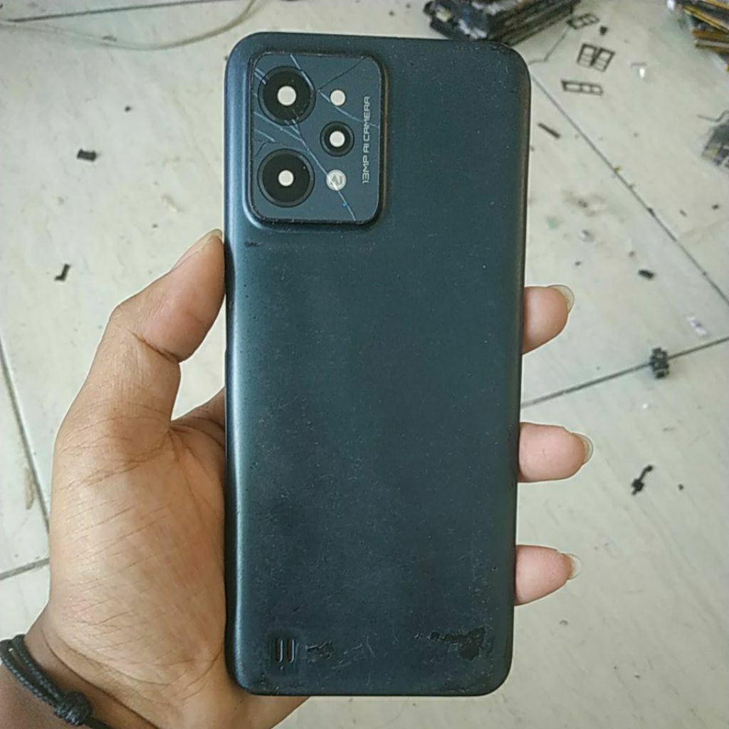 backdoor bekas realme c31,tanpa tombol fisik cek gambar