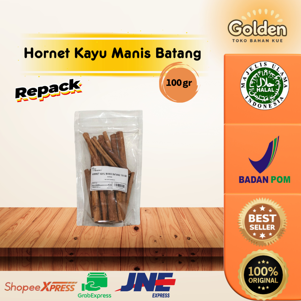 

Hornet Kayu Manis Batang 100 gr