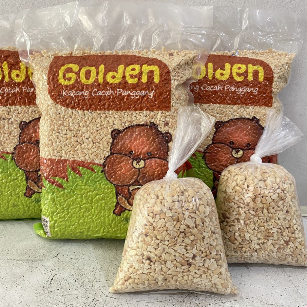 

Golden kacang tanah cacah panggang 250 gram | kacang tanah cincang panggang