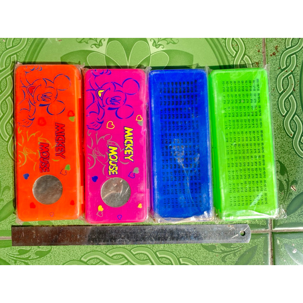 

ACC tempat pensil / kotak pensil perkalian / desgrep cetek anak cermin perkalian