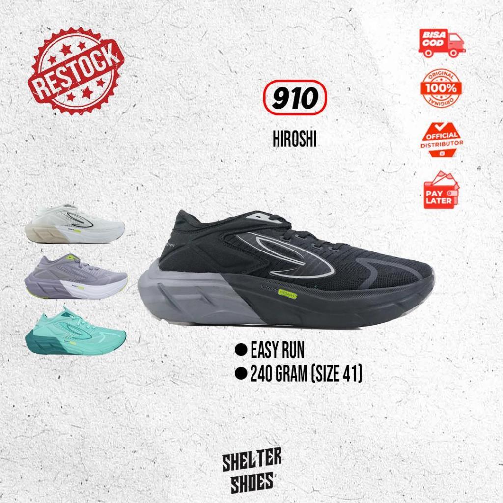 NINETEN 910 HIROSHI SEPATU LARI SEPATU RUNNING EASY RUN 5-10KM RECOVERY RUN NINETEN OFFICIAL STORE