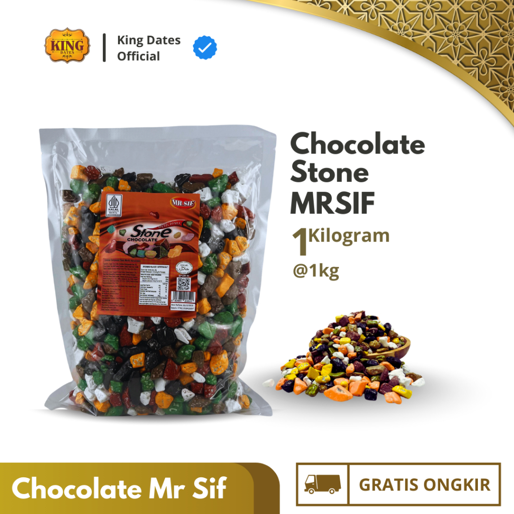 

Coklat Kerikil Mr.Sif 1kg | Oleh - Oleh Haji Dan Umroh