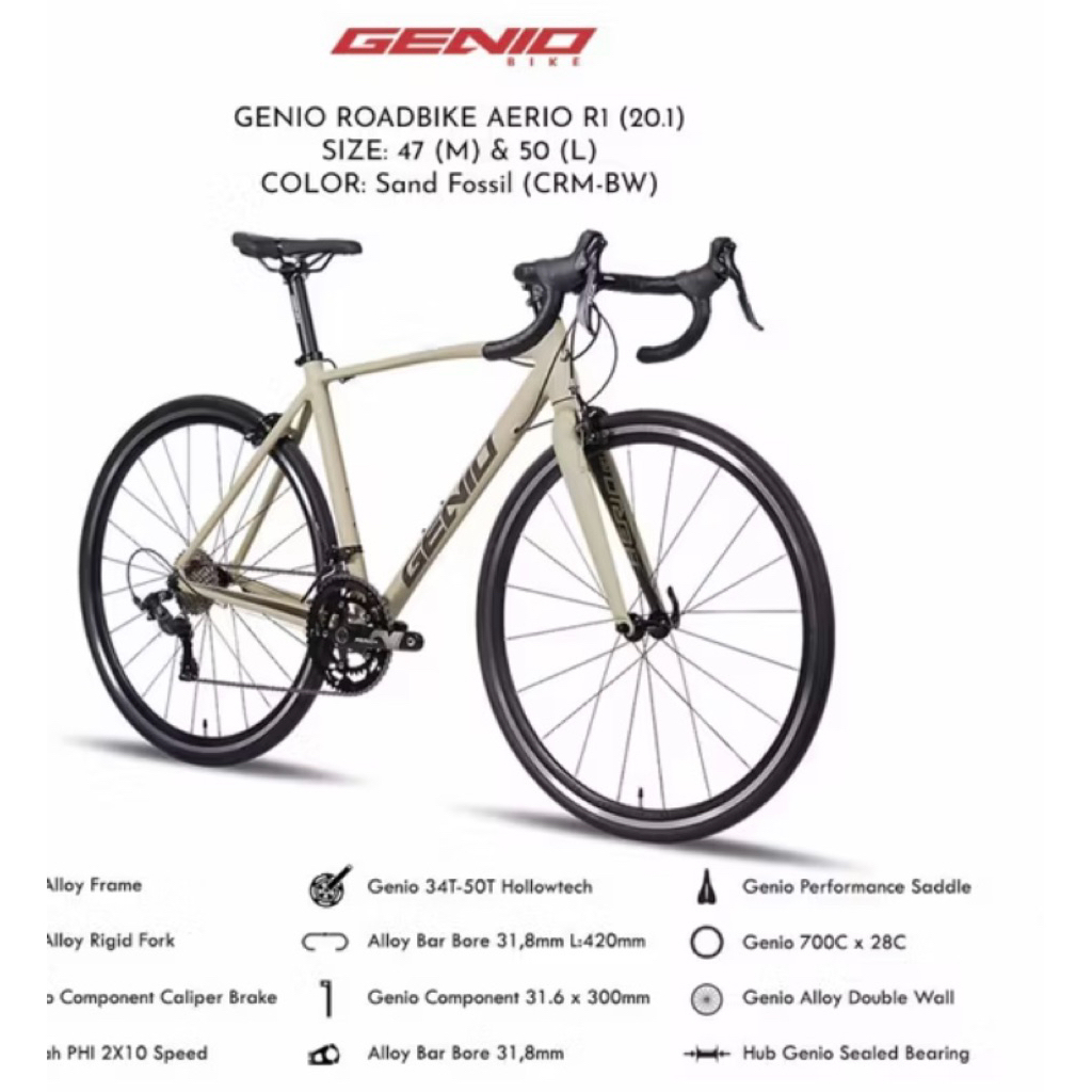 Genio Roadbike Aerio R1