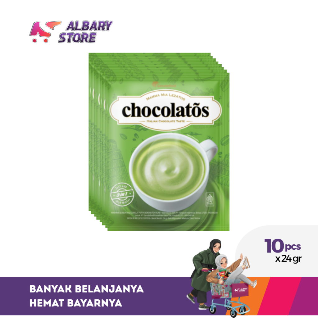 

Chocolatos Matcha Drink (10 x 24 gr)