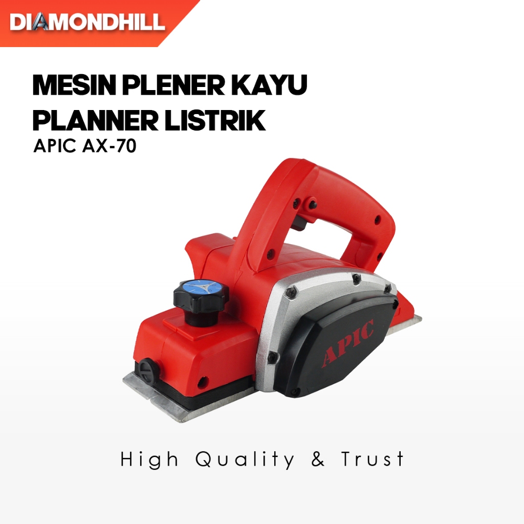 APIC PLANER LISTRIK AX-70 – Mesin Serut Kayu / Mesin Ketam / Mesin Poles Listrik 500w Model Makita K