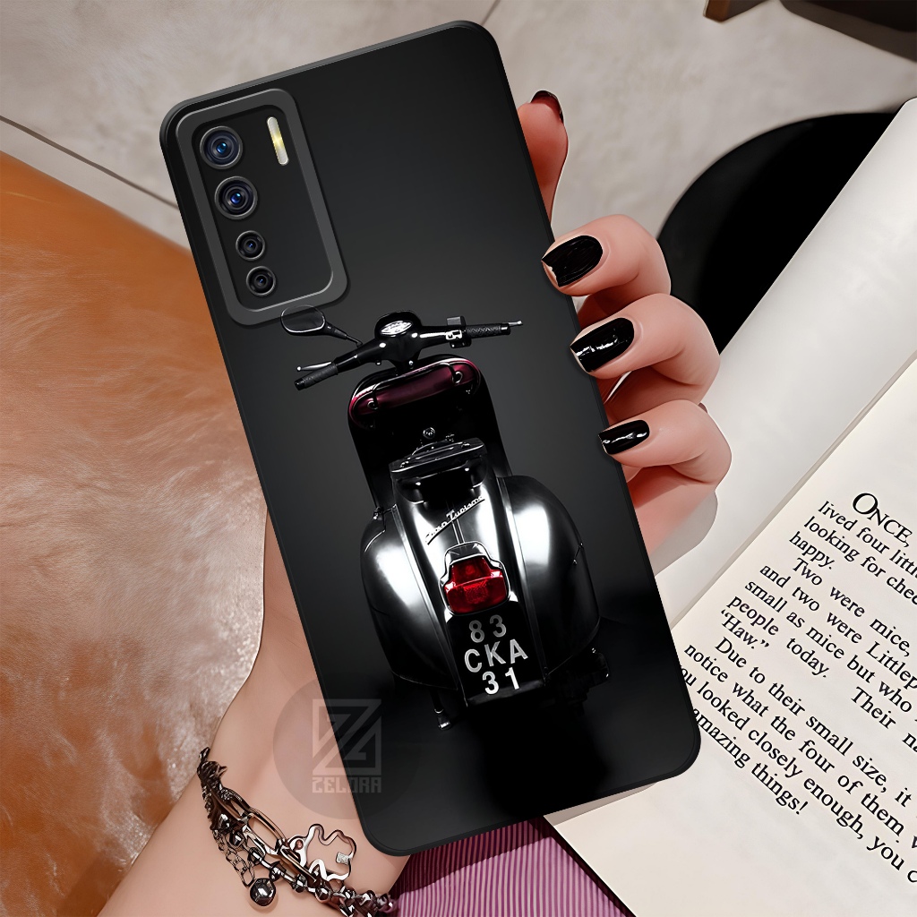 Softcase Hp Oppo A91 Fashion Case Vespa ZELORA Case Oppo A91 Casing Oppo A91 Kesing Oppo A91 Silikon