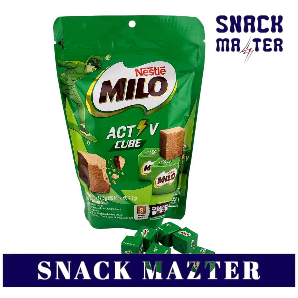 

Nestle Milo Active Cube - Netto 67.5 gr ( 25 blok @ 2.7gr)