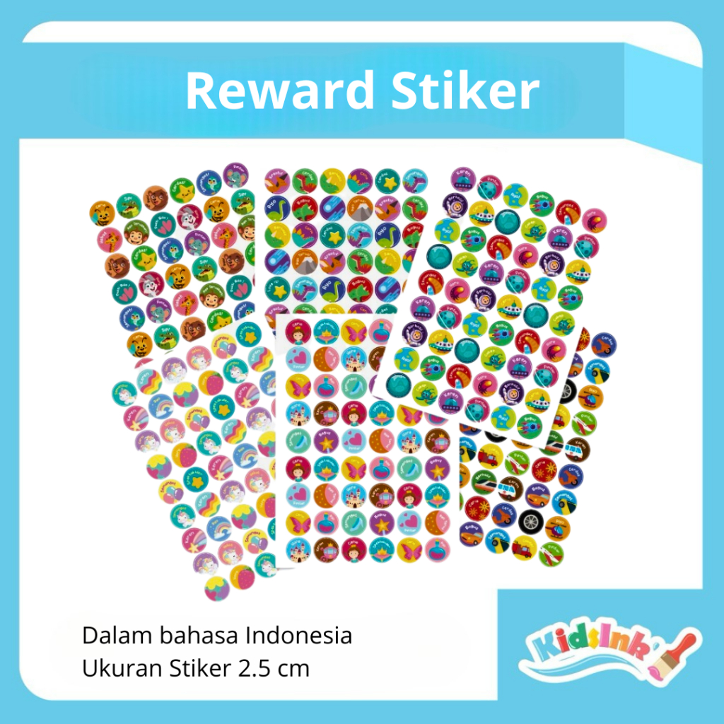 

KIDSINK STIKER MOTIVASI Edisi Bahasa Indonesia Anti Air / Reward Stiker