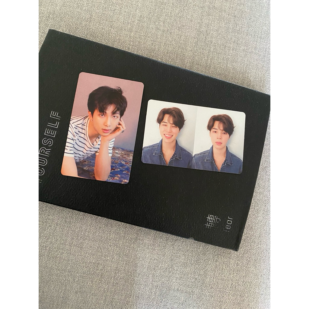 Photocard official jimin+namjoon LYS tear bonus album