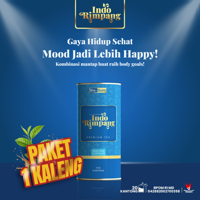 

Teh Indo Rimpang Premium Bio Gold Teh Celup Ramuan Jsr Herbal Alami 100% 40 gr