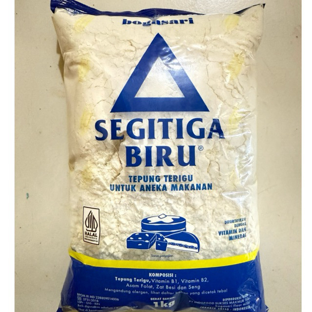 

Tepung Segitiga Biru 1kg | GRATIS ONGKIR INSTAN