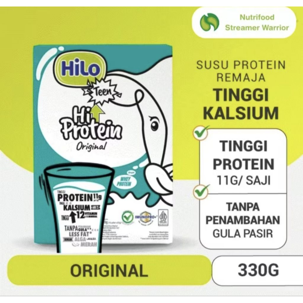

Hilo Teen Original 10 Sachet - Susu Remaja Tinggi Kalsium
