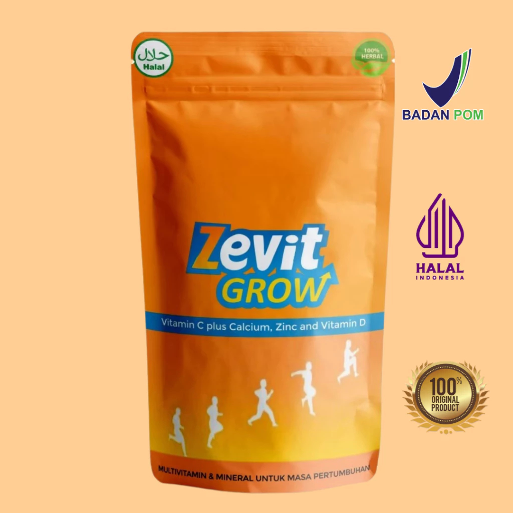 

ZEVIT GROW PENINGGI BADAN ORIGINAL - Peninggi badan dewasa remaja | Penamabah tinggi terlaris | Susu kalsium peninggi badan tercepat