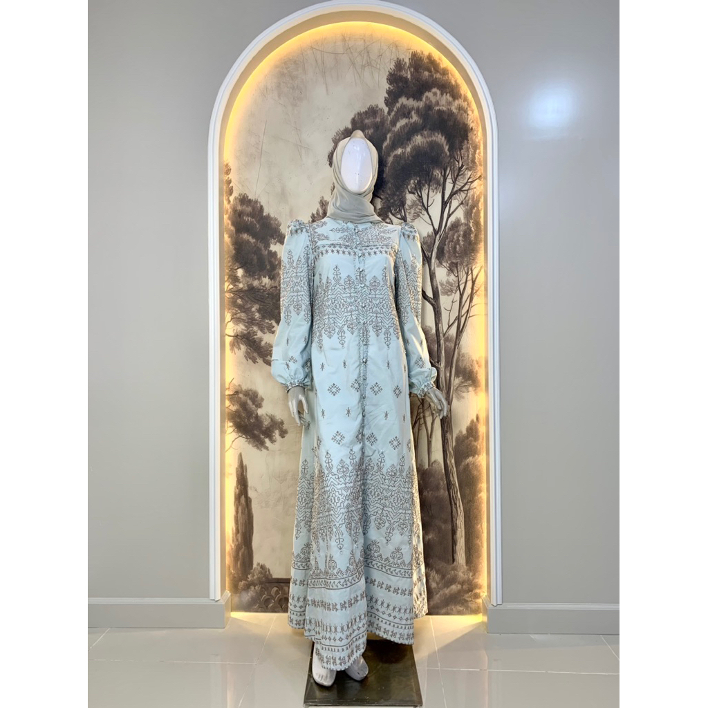 Qoni | Gaun Aretha | Gaun Pesta Premium | Gaun Payet | Mewah | Simpel | Elegan