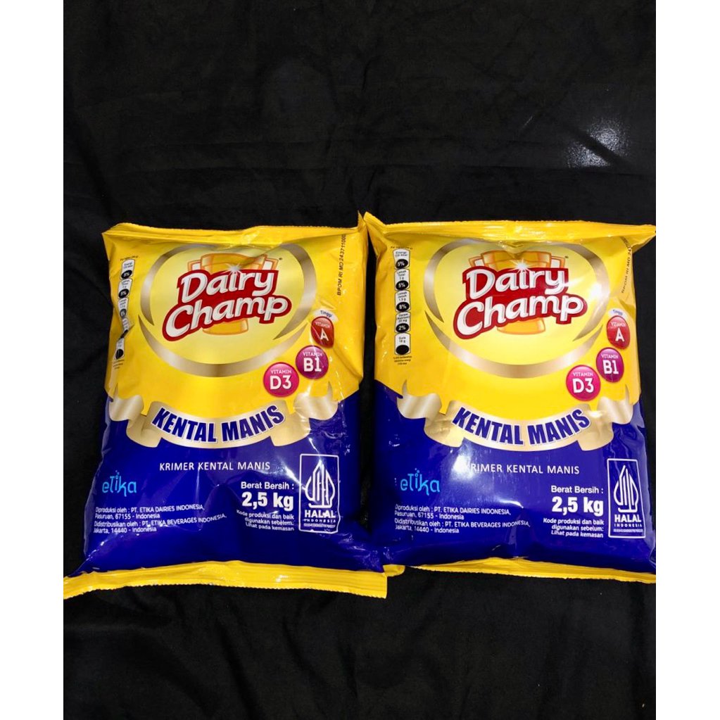 

Dairy Champ Krimer SKM (Susu Kental Manis) 2,5kg