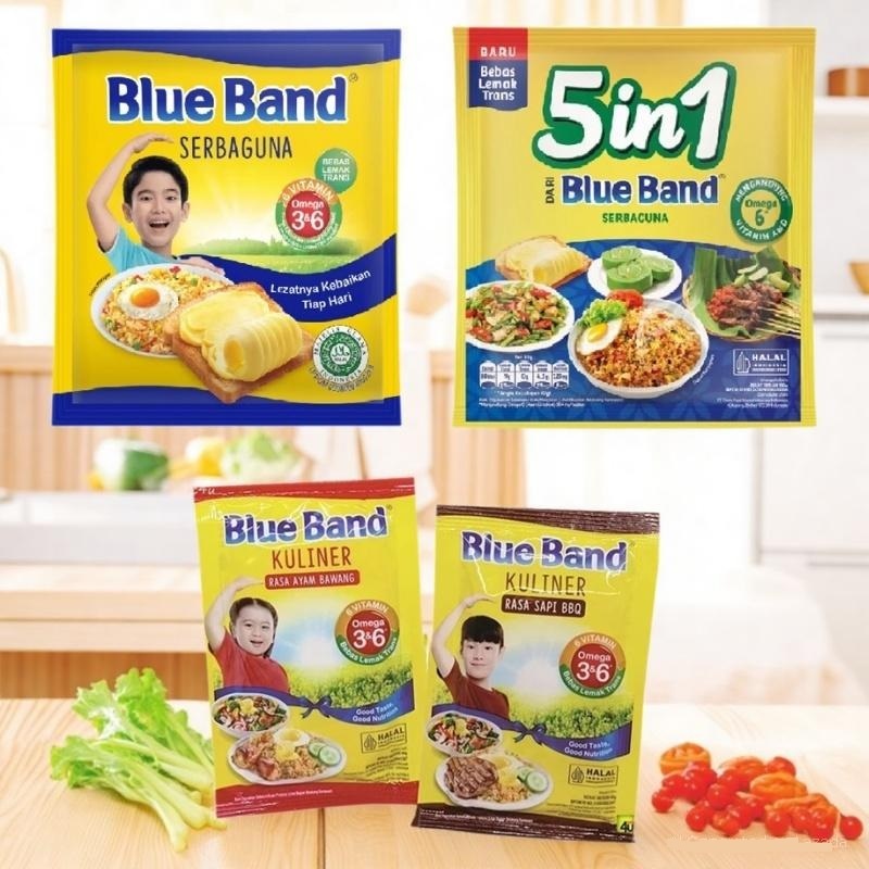 

Blue Band All Varian Serbaguna 5in1, Ayam Bawang, Barbeque Blueband Mentega Margarin Masak