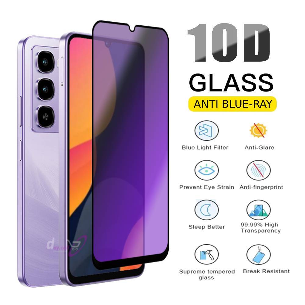 Anti Blue Tempered Glass Itel City 100 S25 S23 RS4 Anti Gores Blue Ray Filter Full Screen Cover