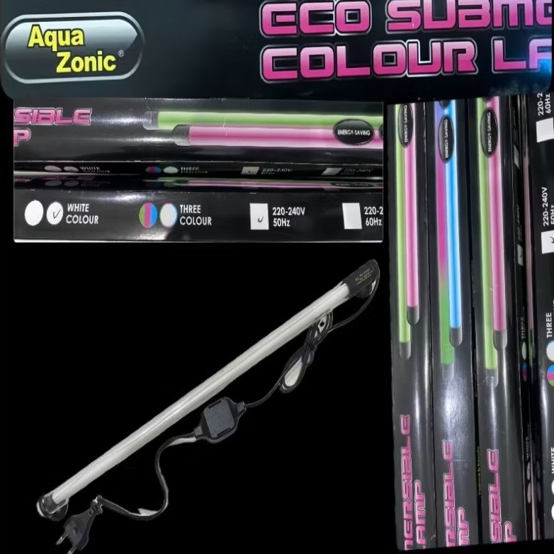 Aquazonic Lampu LED 9watt 50cm Aquarium Warna Putih