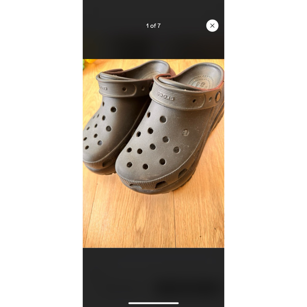 CROCS PRELOVED CROCS HITAM