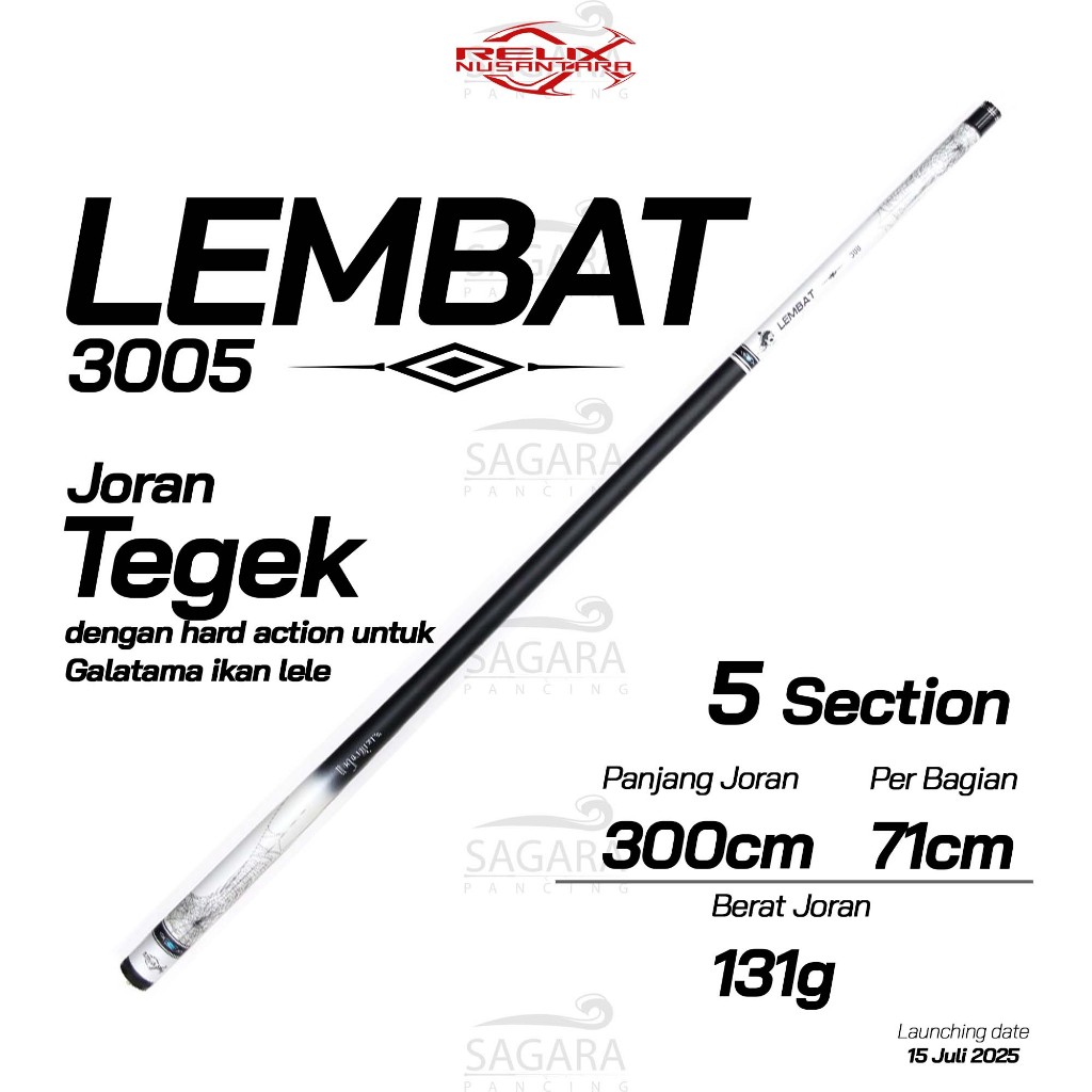 Joran Tegek Lembat Relix Nusantara | Joran Tegek Galatama Lele | Joran Tegeg Relix Nusantara