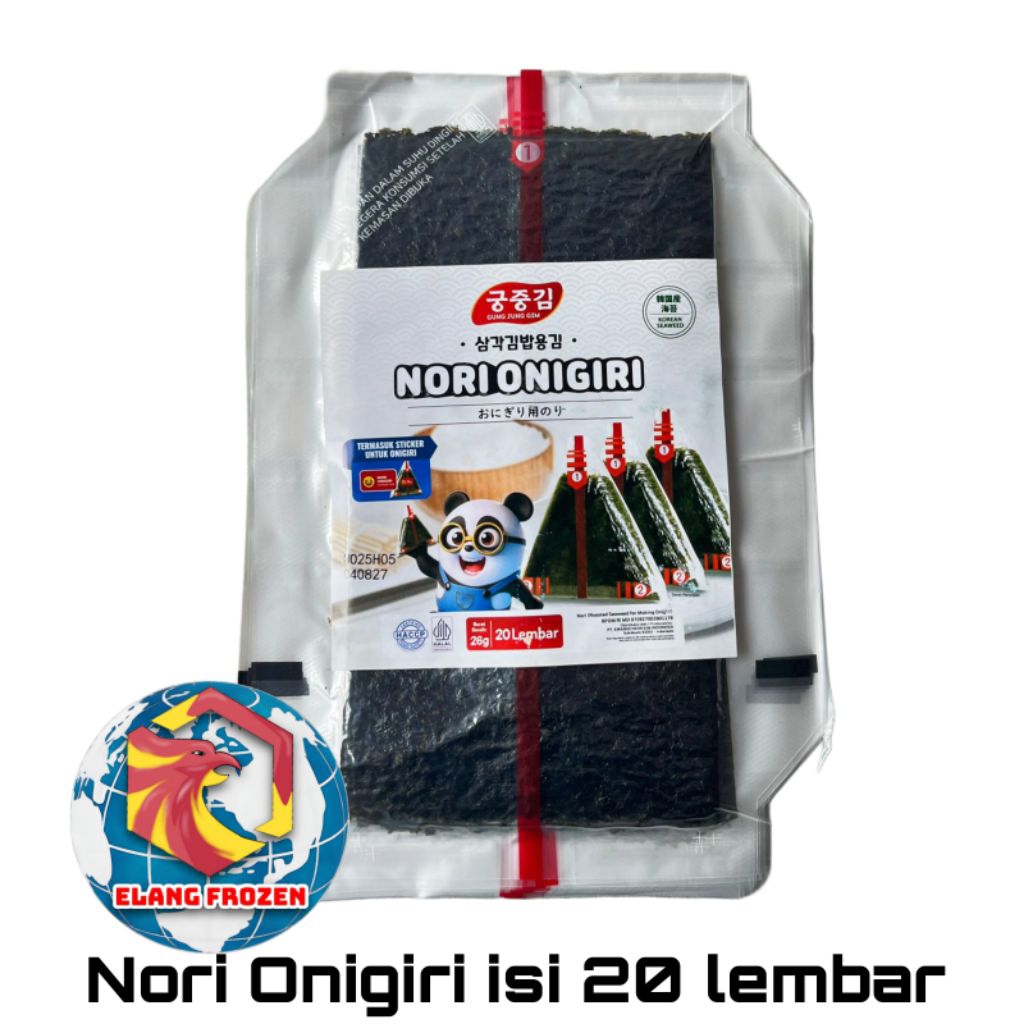 

Nori Onigiri Gung Jung Gim isi 20 lembar