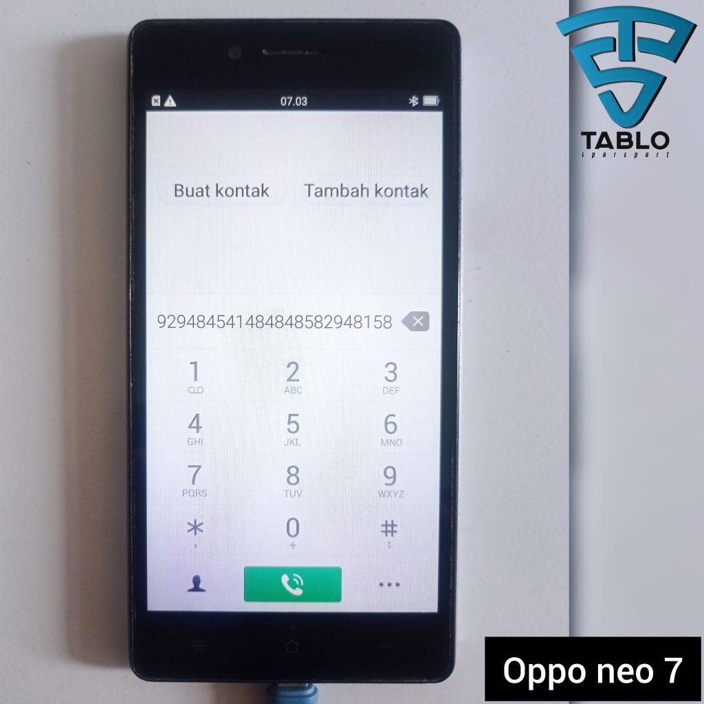 Lcd touchscreen frame oppo neo 7 ori copotan hp
