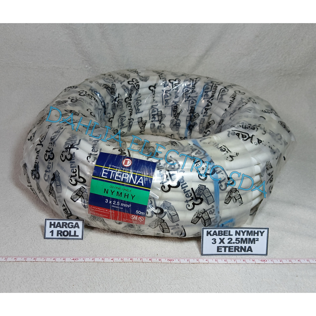 KABEL NYMHY / NYYHY (SERABUT) 3 X 2.5 ETERNA PER METER