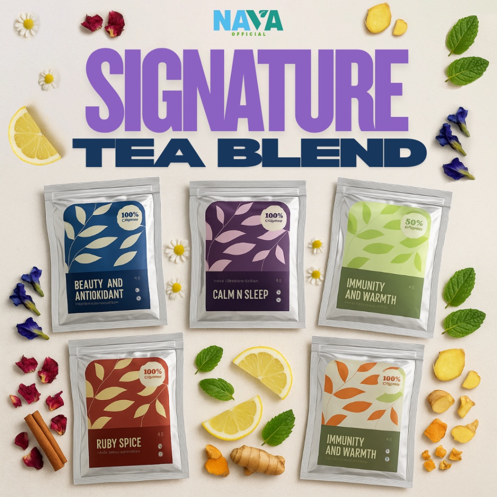 

(ECER) Teh Detox Menenangkan Meningkatkan Imun Signature Tea Nava Herbal Original