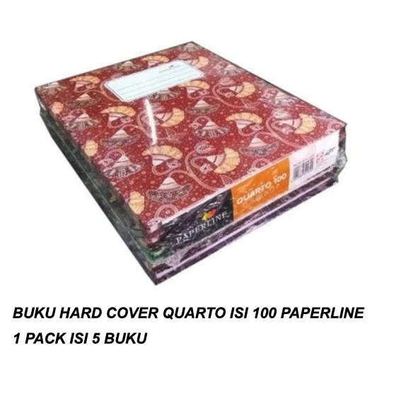 

Buku hard cover Papierline Quarto ISI 100 lembar [dapat 1 pack]