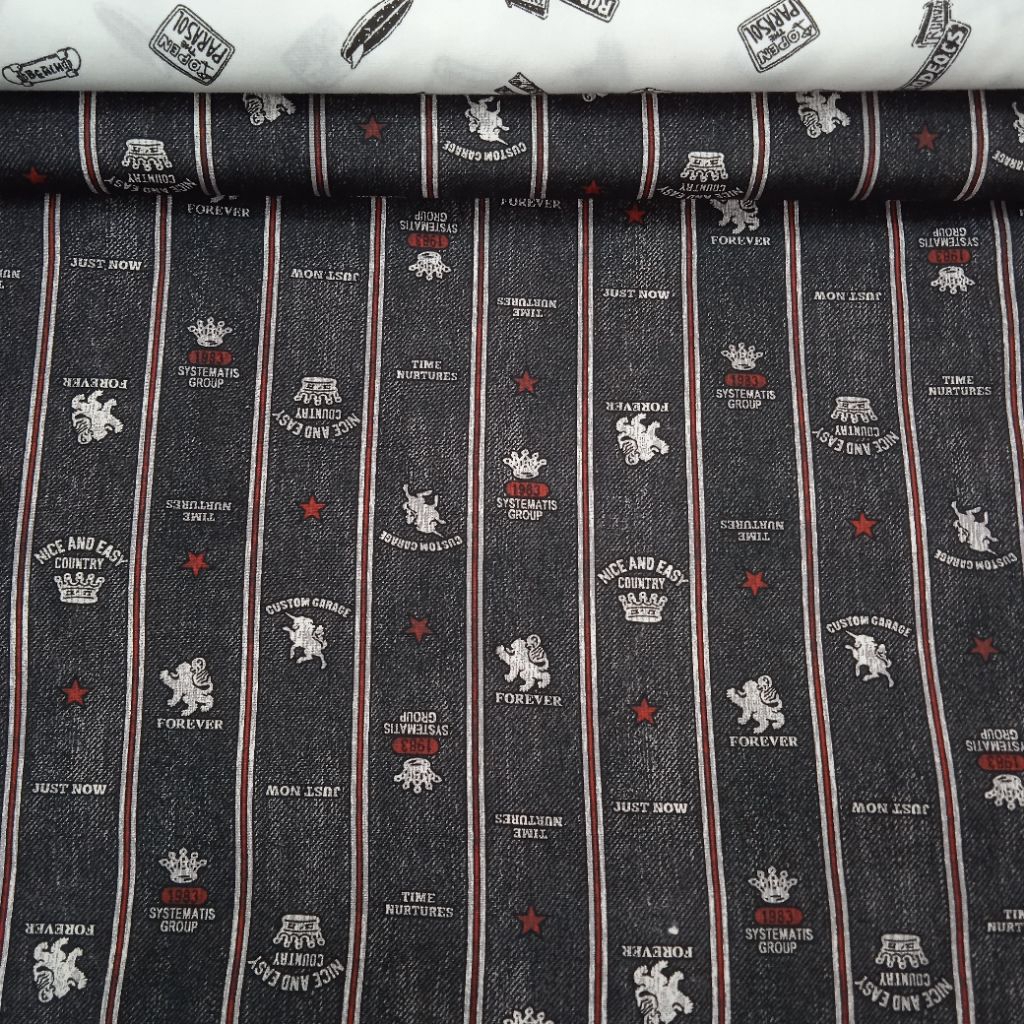 BAHAN KAIN SOFT DENIM IMPORT KARAKTER