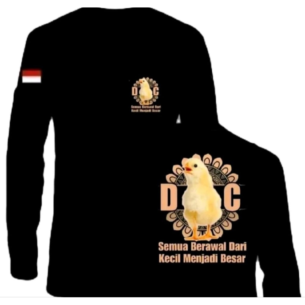 Kaos Lengan Panjang Peternak Ayam DC