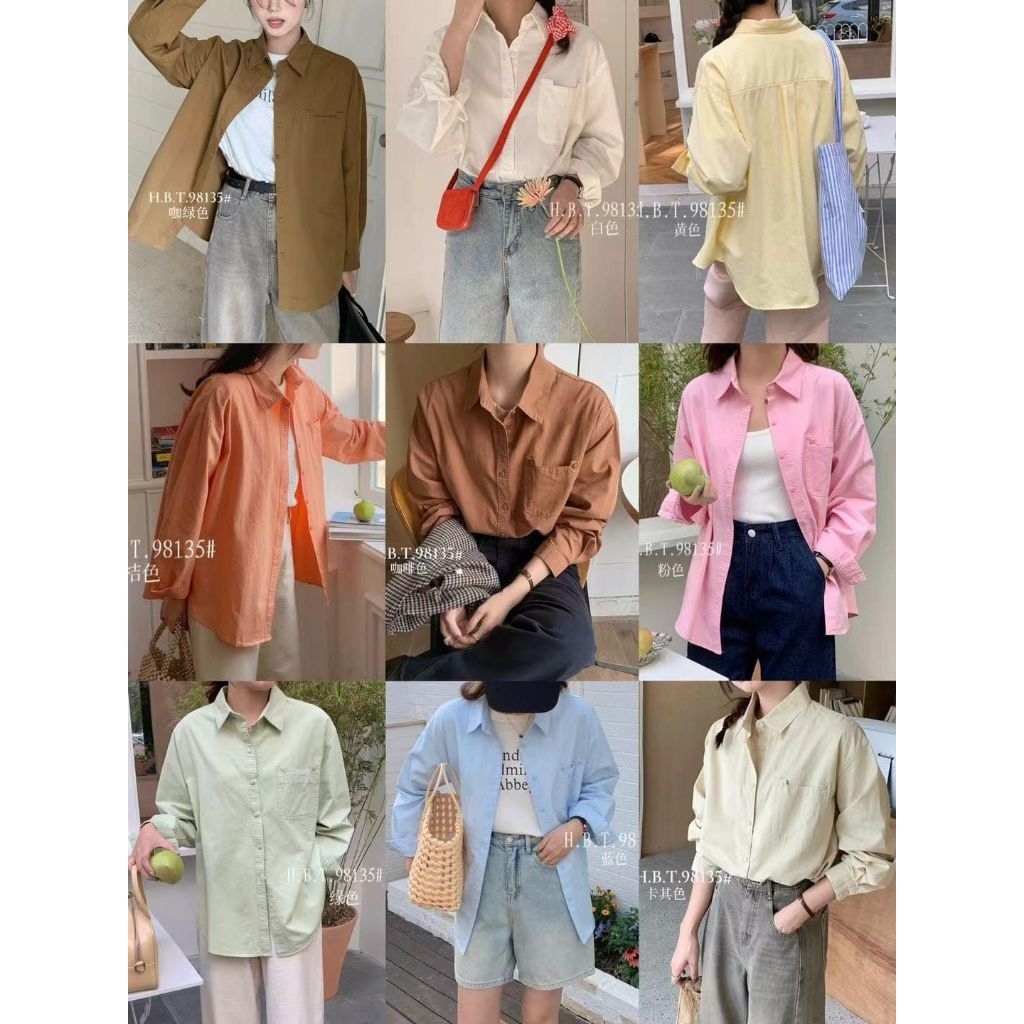 98135 KEMEJA HBT / KEMEJA OVERSIZE HBT / KEMEJA KANTOR / KEMEJA HBT SOFTJEANS